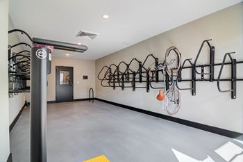 Bike storage and repair shop